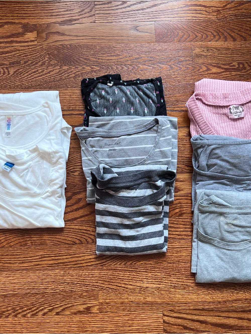 Lot of 8 Maternity Tops Sizes S and M
